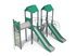 Set cu două turnuri pentru loc de joacă - BGL-1104 RECYCLED imagine 2