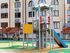 Turn cu tobogan și bară de pompieri pentru loc de joacă - BGL-1129 imagine 4