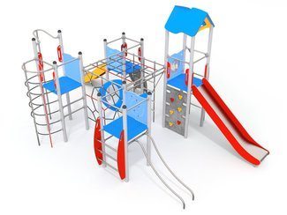 Set cu patru turnuri cu structură de frânghii pentru loc de joacă - BGL-1130 imagine principala