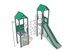 Set cu două turnuri cu structură de frânghii pentru loc de joacă - BGL-1135 RECYCLED miniatura 1