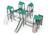 Set multiturn cu podețe pentru loc de joacă - BGL-1138 RECYCLED imagine 2