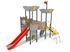 Set castel cu două turnuri pentru loc de joacă - BGL-1161 imagine 3