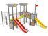 Set castel cu trei turnuri pentru loc de joacă - BGL-1162 miniatura 1