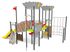 Set castel cu trei turnuri pentru loc de joacă - BGL-1162 imagine 9