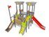 Set castel cu patru turnuri pentru loc de joacă - BGL-1163 miniatura 1