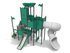 Set turnuri castel pentru loc de joacă - BGL-1164 RECYCLED miniatura 1