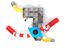 Set mare pompieri turn cu tobogane pentru loc de joacă - BGL-1402 imagine 12