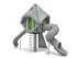 Turn cu tobogan din materiale reciclate pentru loc de joacă - BGL-1434 RECYCLED miniatura 1