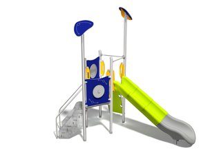 Tobogan cu scară pentru loc de joacă - BGL-1704 inox