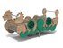 Balansoar multipersoane din materiale reciclate pentru loc de joacă - BGL-5033 RECYCLED miniatura 1