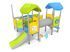 Set complex cu două turnuri pentru copii mici pentru loc de joacă - BGL-7121 imagine 5