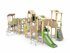 Set mare pentru loc de joacă din salcâm - BGL-80-4-6V24-1A imagine 2