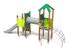 Set cu două turnuri cu tobogan pentru loc de joacă - BGL-8015 imagine 9