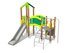 Set cu două turnuri cu tobogan pentru loc de joacă - BGL-8017 miniatura 1