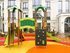 Set cu trei turnuri cu tobogan pentru loc de joacă - BGL-8021 imagine 6