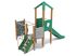 Set pentru loc de joacă cu tobogan din materiale reciclate - BGL-8025 RECYCLED imagine 2
