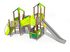 Set turnuri cu podeț și tobogan pentru loc de joacă - BGL-8026 imagine 7