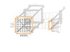 Traseu de aventură mare structură de frânghii din salcâm - BGL-8423 imagine 5