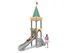 Castel cu un turn pentru loc de joacă cu tobogan - BGL-8601 miniatura 1