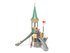 Castel cu un turn pentru loc de joacă cu două tobogane - BGL-8603 miniatura 1