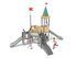 Castel cu un turn pentru loc de joacă cu tobogane - BGL-8612 miniatura 1