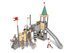 Castel cu un turn pentru loc de joacă cu tobogan și panou de cățărare - BGL-8613 miniatura 1