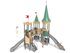 Castel cu trei turnuri pentru loc de joacă cu tobogane - BGL-8615 miniatura 1