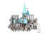 Castel pentru loc de joacă cu tobogane și structură de frânghii - BGL-8619-4-11II25-1A imagine 3