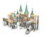 Castel pentru loc de joacă cu tobogane și structură de frânghii - BGL-8619-4-11II25-1B miniatura 1