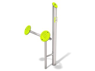 Roți tai chi fitness pentru exterior - BGL-7811 inox imagine principala
