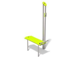 Băncuță fitness pentru exterior - BGL-7807 inox