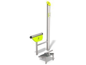Bancă romană fitness pentru exterior - BGL-7808 inox