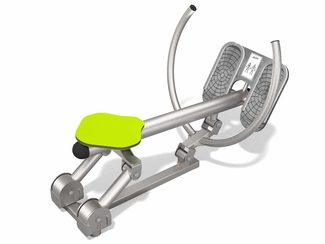 Aparat de vâslit fitness pentru exterior - BGL-7816 inox imagine principala